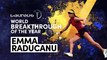 WTA - LAUREUS WORLD SPORTS AWARDS 2022 - Emma Raducanu, Prix Laureus Révélation de l’Année 2022