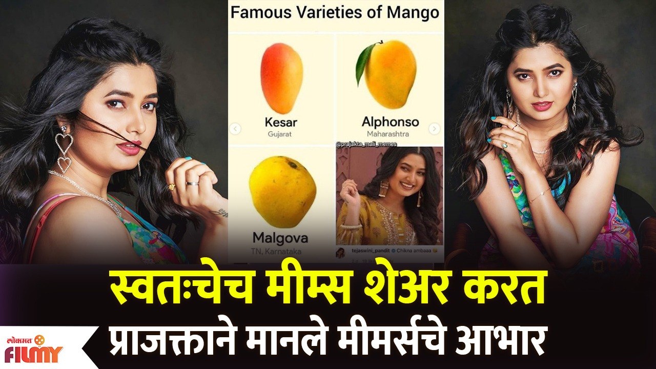 Prajakta Mali Shared His Own Funny Memes | स्वतःचे Memes शेअर करत प्राजक्ताने मानले मीमर्सचे आभार