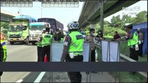 Korlantas Polri Lakukan Uji Coba Ganjil Genap Tol Japek