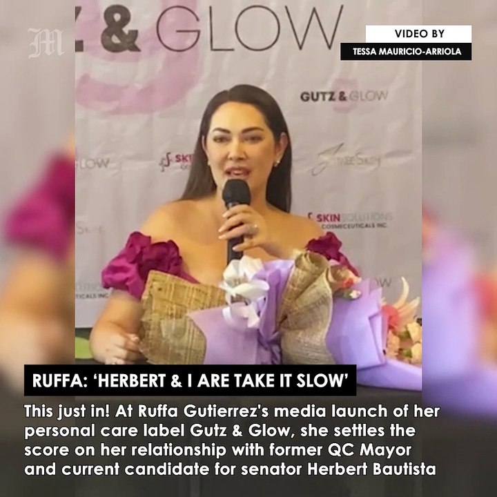 Ruffa: 'Herbert & I are taking it slow'