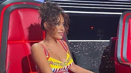 Amel Bent pimpante aux cross-battles de The Voice : découvrez le prix de sa robe imprimée très estiv
