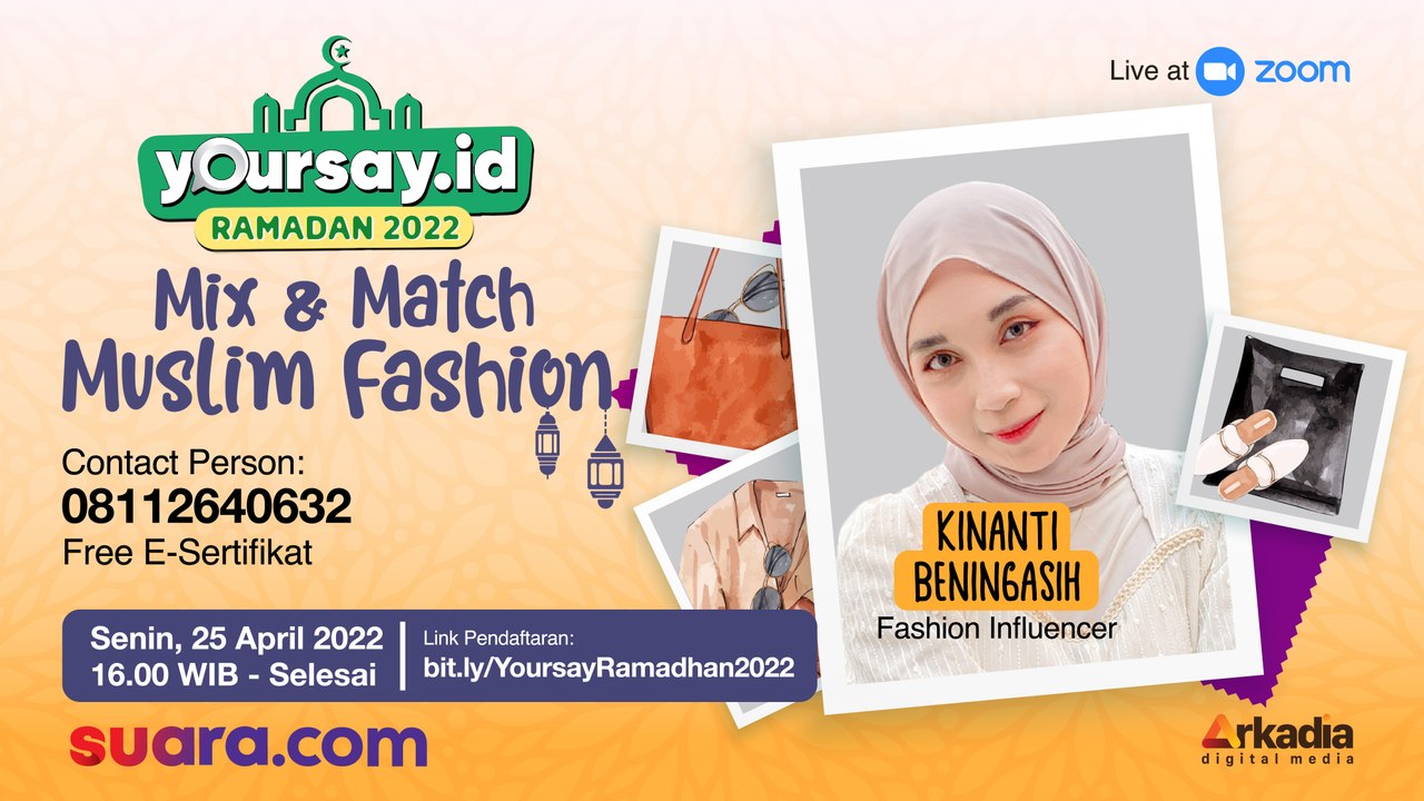 Yoursay Class: Mix and Match Muslim Fashion, Inspirasi Tampil Cantik nan Elegan