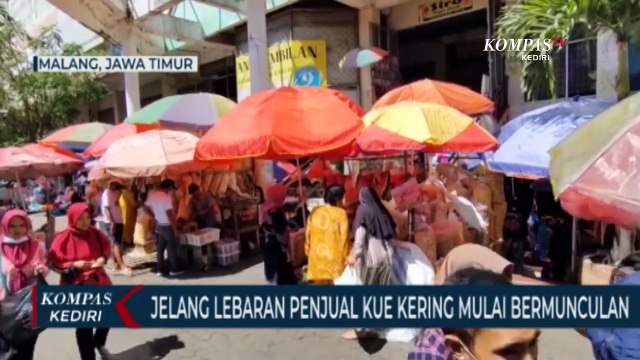 Jelang Lebaran, Pedagang Kue Kering Mulai Bermunculan