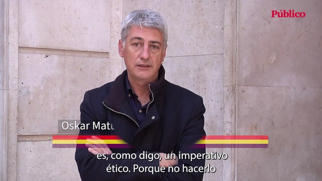 Oskar Matute: ¨Ser republicano, defender lo público, defender lo común, es una obligación para los demócratas¨