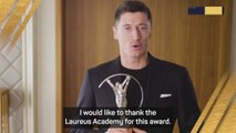 Robert Lewandowski wins Laureus Exceptional Achievement Award