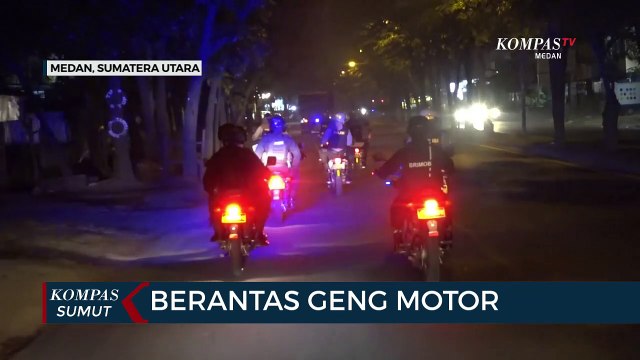 Satgas Presisi Polrestabes Medan Berantas Geng Motor