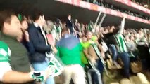 Ceballos celebra el título de Copa del Rey del Betis