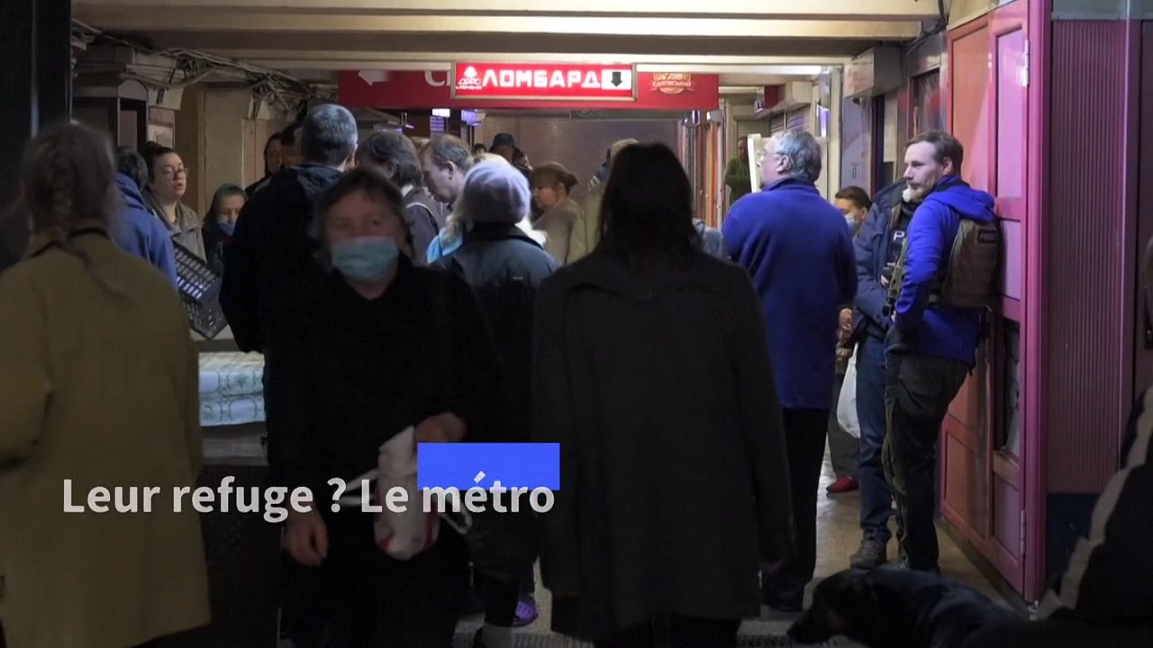 Ukraine: dans le métro de Kharkiv, deux mois d'une vie à l'abri des bombes