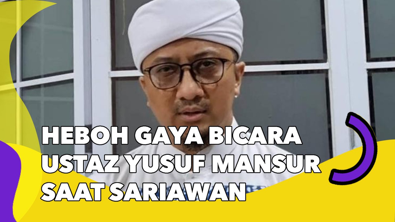 Heboh Gaya Bicara Ustaz Yusuf Mansur saat Sariawan Jadi Sorotan, Tuai Sindiran Pedas