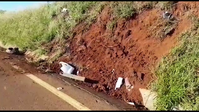 Jovem fica ferido em grave acidente na rodovia BR-467, em Cascavel
