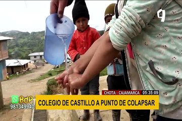 Chota: colegio donde Pedro Castillo dictaba clases se encuentra en estado de abandono