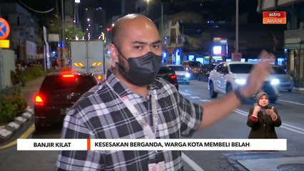 Banjir Kilat | Kesesakan berganda, orang ramai keluar membeli belah