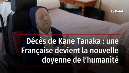 Décès de Kane Tanaka : une Française devient la nouvelle doyenne de l’humanité