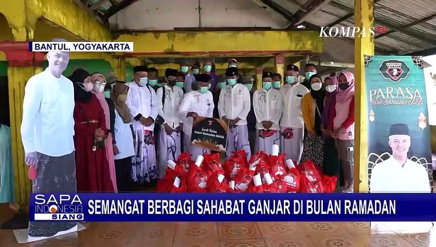 Sukarelawan Sahabat Ganjar Tebar Semangat Berbagi di Bulan Ramadan
