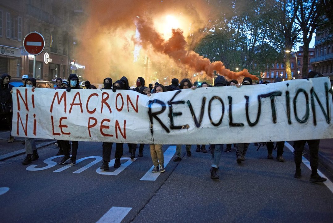 Proteste nach Präsidentschaftswahl: 'Wir werden gegen Macrons Politik kämpfen'