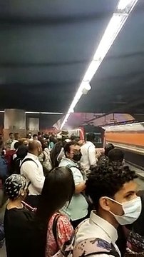 Vagón del Metro de Santo Domingo presenta problemas técnicos