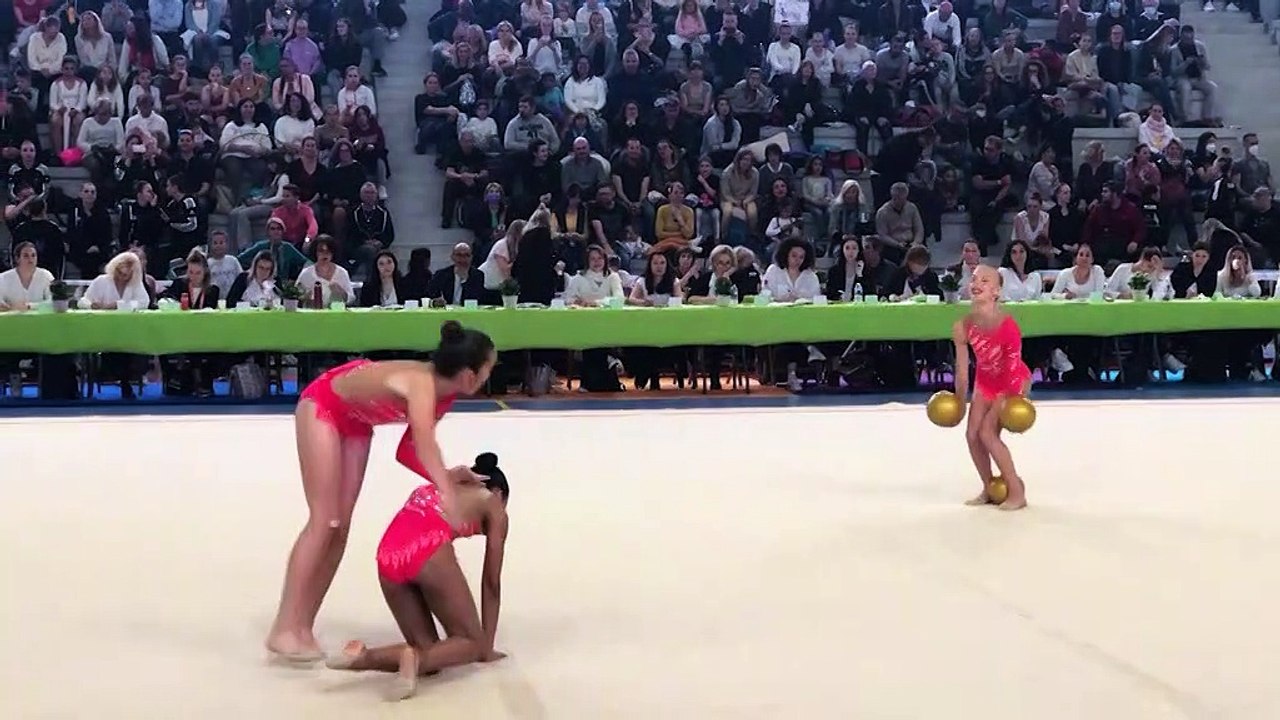 Championnat régional de gymnastique rythmique organisé à Martigues