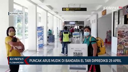 Download Video: Puncak Arus Mudik di Bandara El Tari Diprediksi 29 April