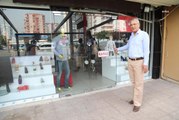 Mezitli Belediye Başkanı Tarhan, Esnaf  Ziyaretinde Kapalı Kepenklerle Karşılaştı