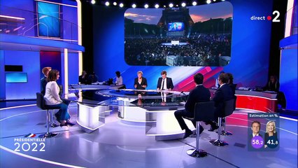 Descargar video: Anne-Sophie Lapix s'excusant auprès des téléspectateurs après une bourde sur le parti auquel appartient son invité Manuel Valls - Soirée électorale du second tour des présidentielles avec la victoire d'Emmanuel Macron face à Marine Le Pen.