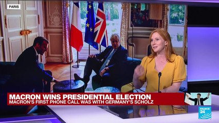 European leaders welcome Macron's French election win
