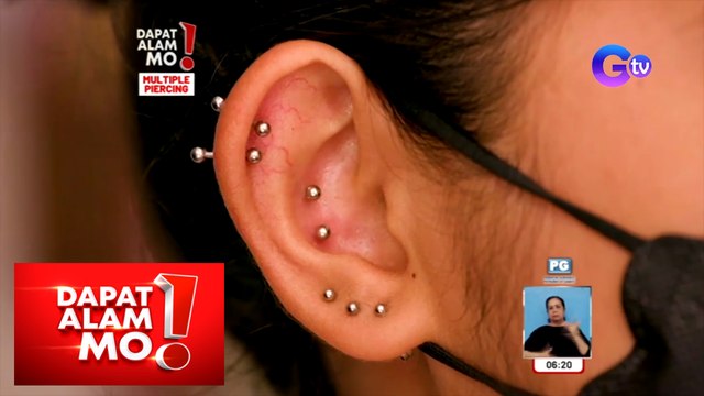 Dapat Alam Mo!: 16-anyos na babae, nagpalagay ng 12 hikaw sa isang session?!