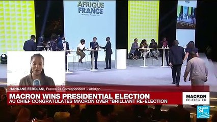 African Union congratulates Macron on 'his brilliant re-election'