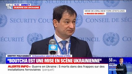 Selon l'ambassadeur de la Russie à l'ONU, Boutcha est une "mise en scène ukrainienne"