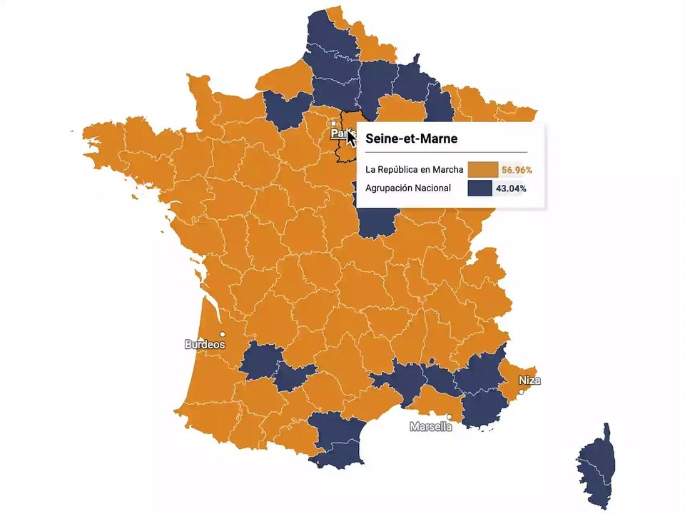 Mapa Francia