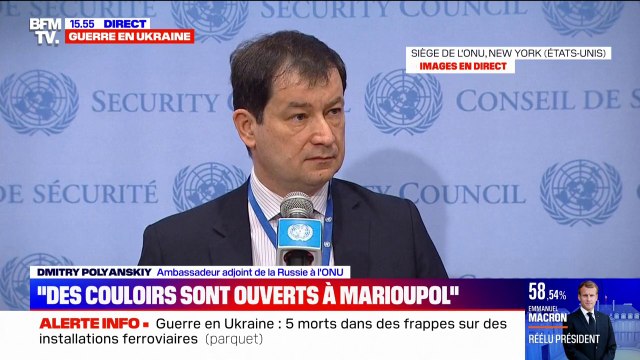 Pour l'ambassadeur adjoint de la Russie à l'ONU, il n'y a pas de guerre en Ukraine