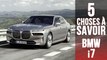 BMW i7, 5 choses à savoir sur la limousine allemande 100% électrique