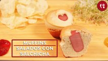 Muffins salados con salchicha | Receta fácil para el Día de la niña y del niño | Directo al Paladar México