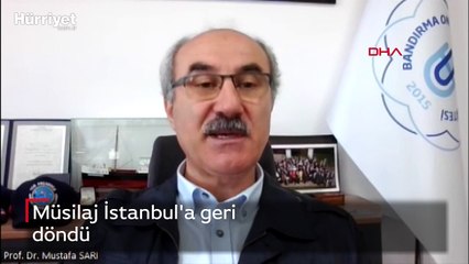 Müsilaj İstanbul'a geri döndü
