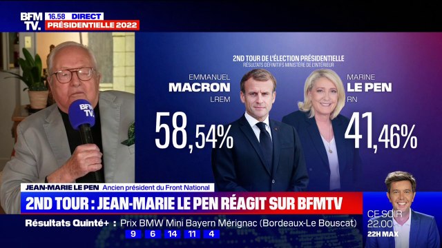 Jean-Marie Le Pen: Nous sommes dans l'attente d'un succès à la suite d'une série de déceptions qui ne nous ont pas découragées