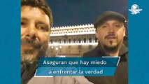 Activistas contra Tren Maya llegan a Palacio Nacional para intentar reunirse con AMLO