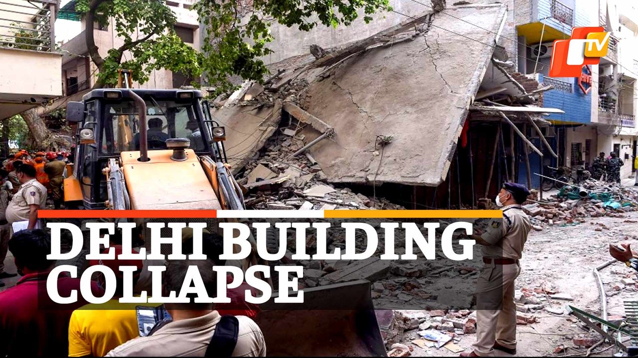 Delhi Building Collapse: 2 Bodies Recovered, Several Feared Trapped