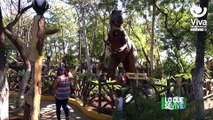 Parque saurio de Nindirí, el mejor lugar temático de Nicaragua