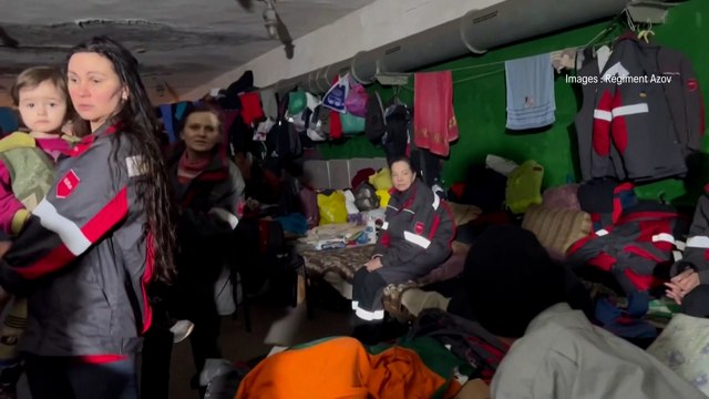 «J’espère revoir le soleil» : des centaines de civils coincés sous l’usine Azovstal à Marioupol