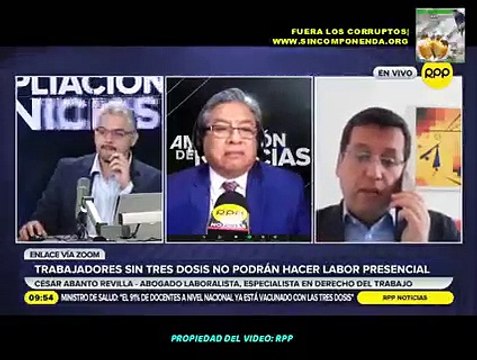 TORPES Y ABUSIVOS LOS DEL MINISTERIO DE TRABAJO Y DE SALUD EN RELACIÓN AL CARNET DE VACUNACIÓN Y LA 3RA DOSIS