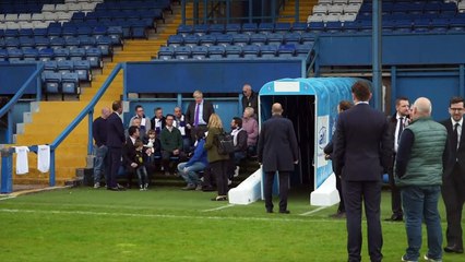 PM hopes to score goal with voters as he visits Bury FC