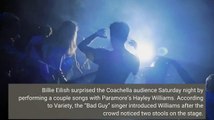 Hayley Williams surprises Coachella joins Billie Eilish on stage to