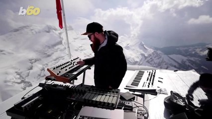This DJ Is Taking His Music to New Heights in the Swiss Alps!