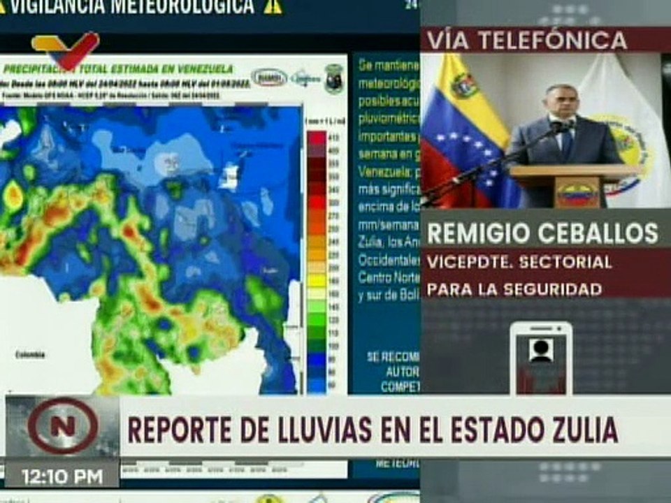 A/J  Remigio Ceballos: Hemos dotado de insumos a sectores del Zulia afectados por las lluvias