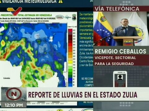 A/J Remigio Ceballos: Hemos dotado de insumos a sectores del Zulia afectados por las lluvias