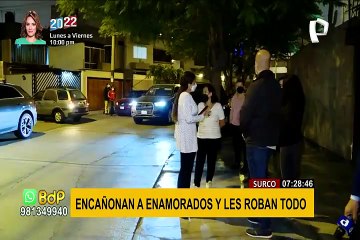 Surco: encañonan a pareja dentro de camioneta que estaba estacionada en la puerta de su casa
