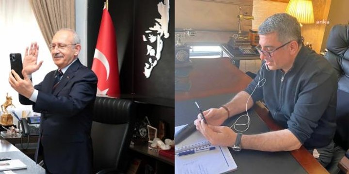 Kılıçdaroğlu ve Gürsel Erol Elazığlı Taksicilerle Görüntülü Konuştu