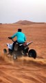 Desert safari Dubai, quad bike riding in desert
