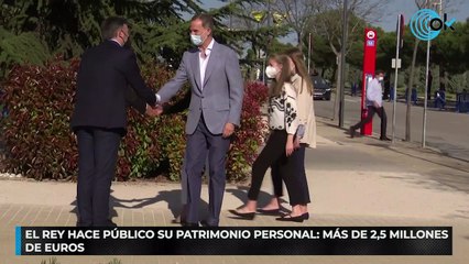 El Rey hace público su patrimonio personal: más de 2,5 millones de euros