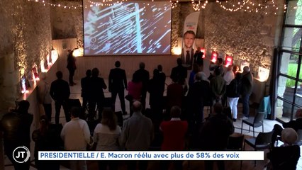 PRÉSIDENTIELLE / E. Macron réélu avec plus de 58% des voix