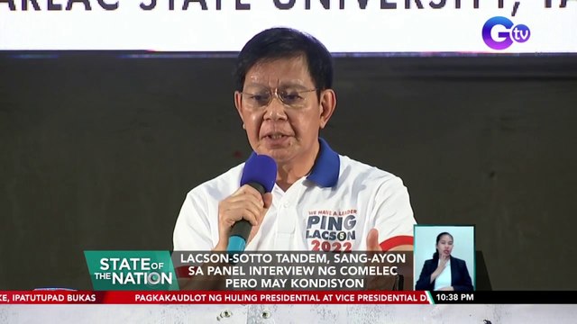 Lacson, mas tiwala raw sa mga dating kasamahan sa serbisyo kaysa sa mga pulitiko | SONA